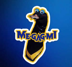 "Me-Gag-Me" Sticker