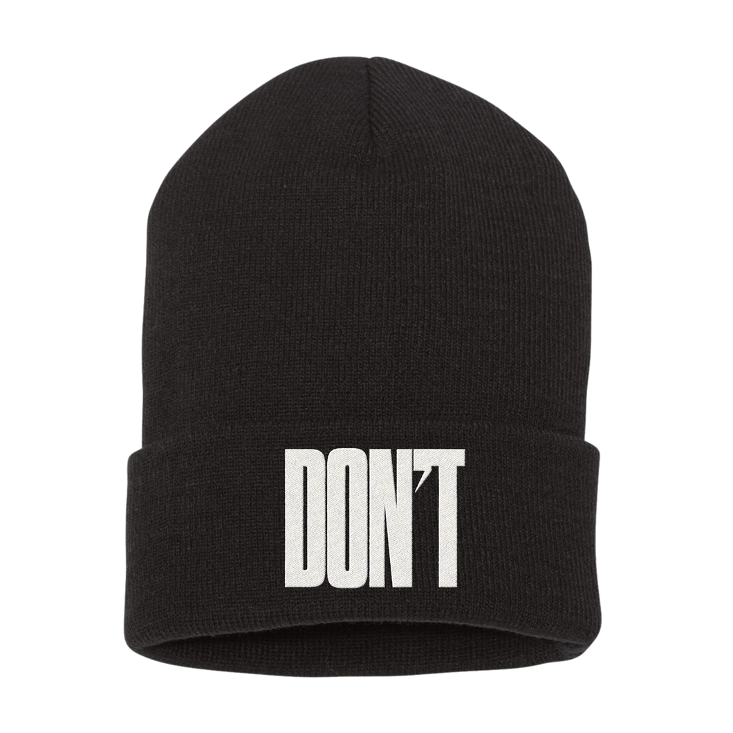 The Don't Embroidered Beanie