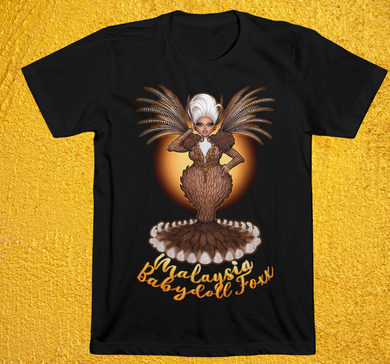 *NEW* Malaysia Babydoll Foxx Feathers Tee