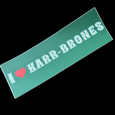 *NEW* KARR-Brones Sticker