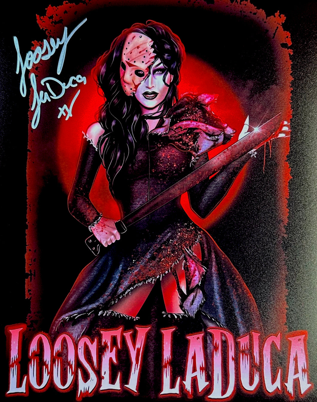 Loosey Friday the 13th Signed Print