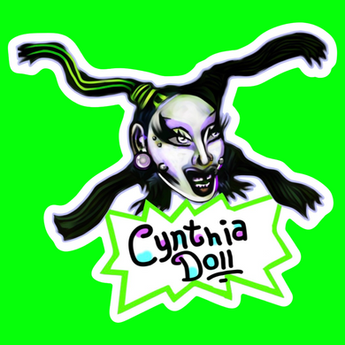 Cynthia Doll Cartoon Sticker