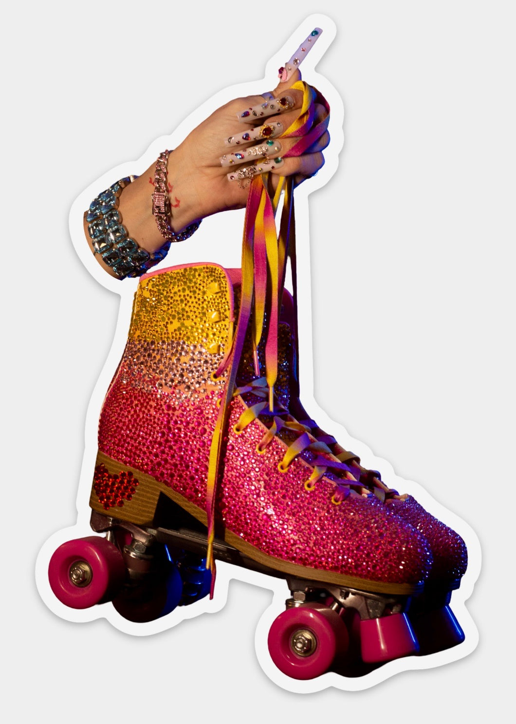 Claws and Skates Sticker