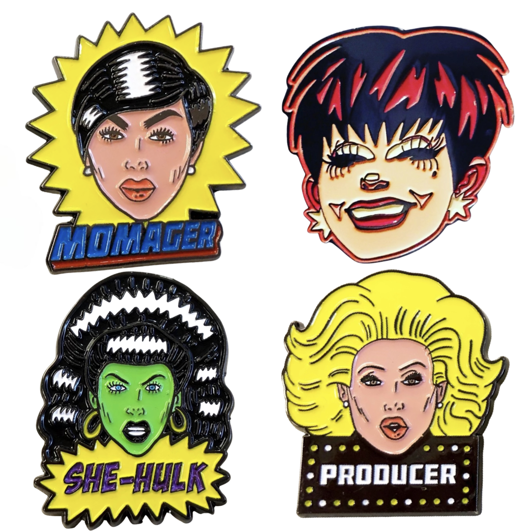 Vintage Pin Set – mybestjudy merch