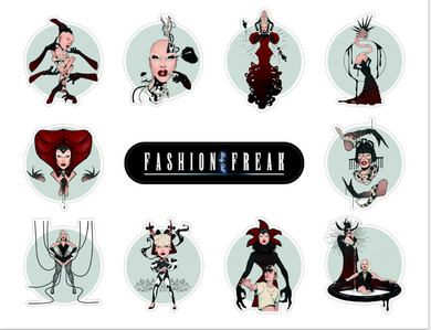Fashion Freak Sticker Sheet