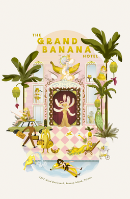 The Grand Banana Hotel Poster