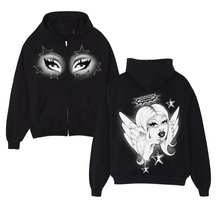 Load image into Gallery viewer, Dawn Eyes Premium Zip Hoodie
