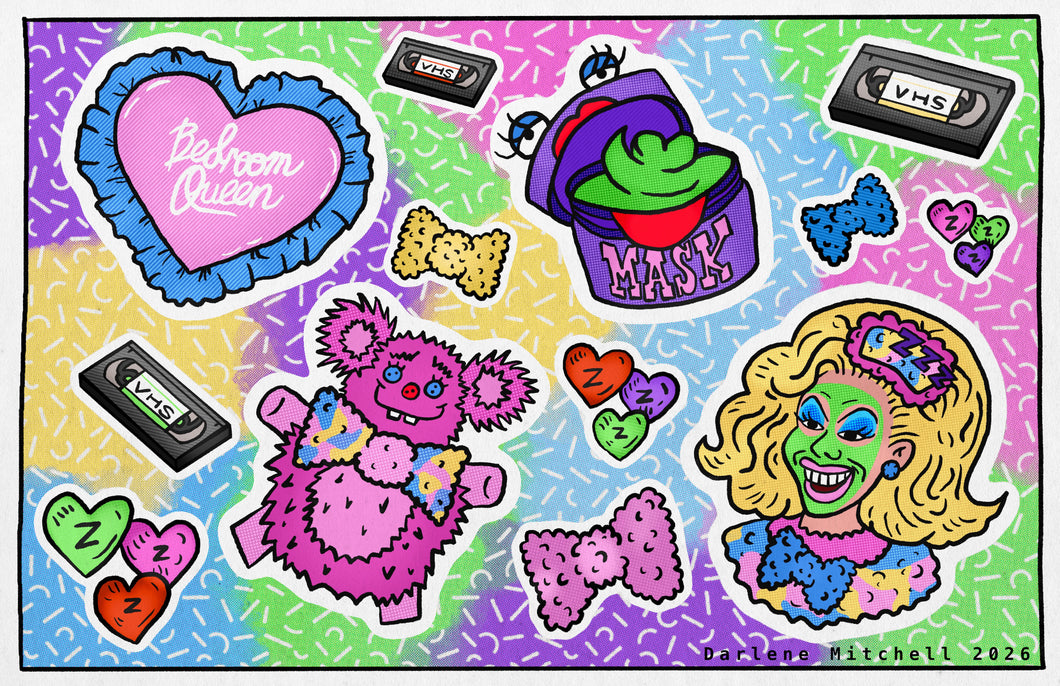 Ready for Bedtime Sticker Sheet – mybestjudy merch
