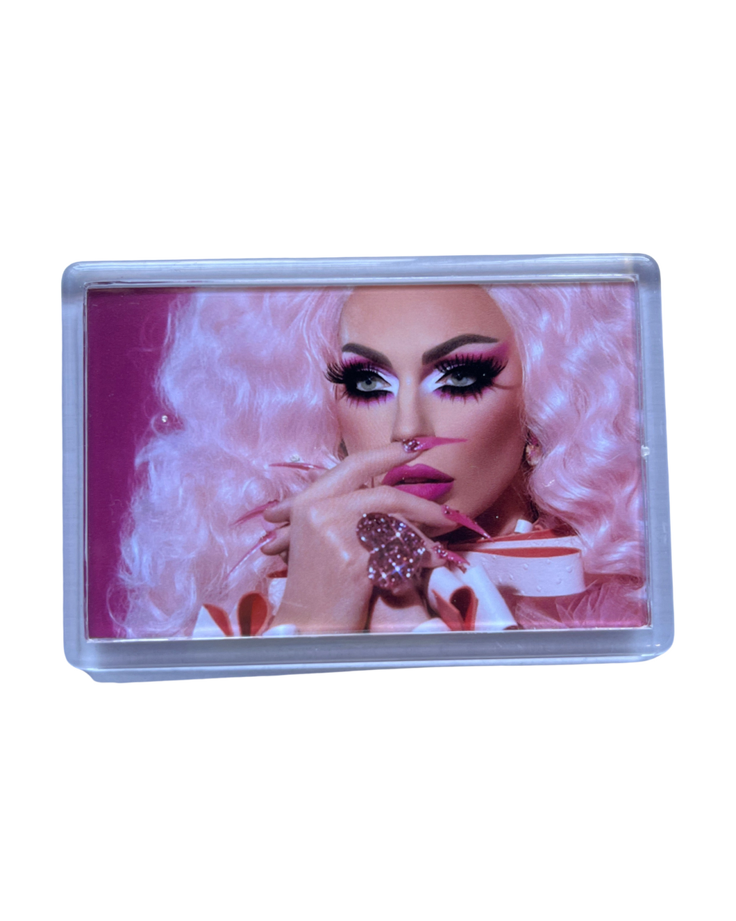 ALYSSA PINK PHOTO MAGNET