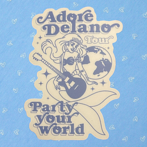 Adore Party Your World Mermaid Tour Sticker