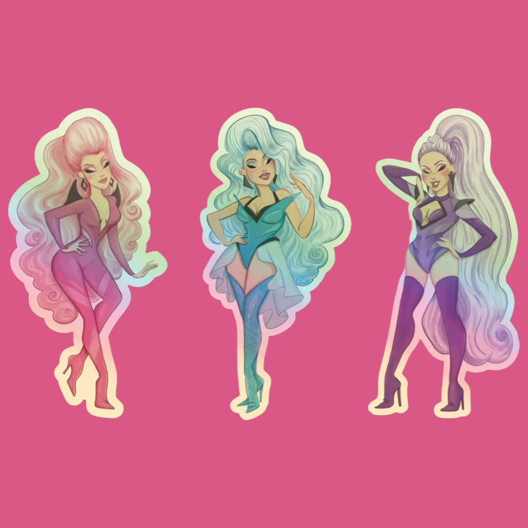 GIANT Stephanie's Child Holographic Sticker Sets