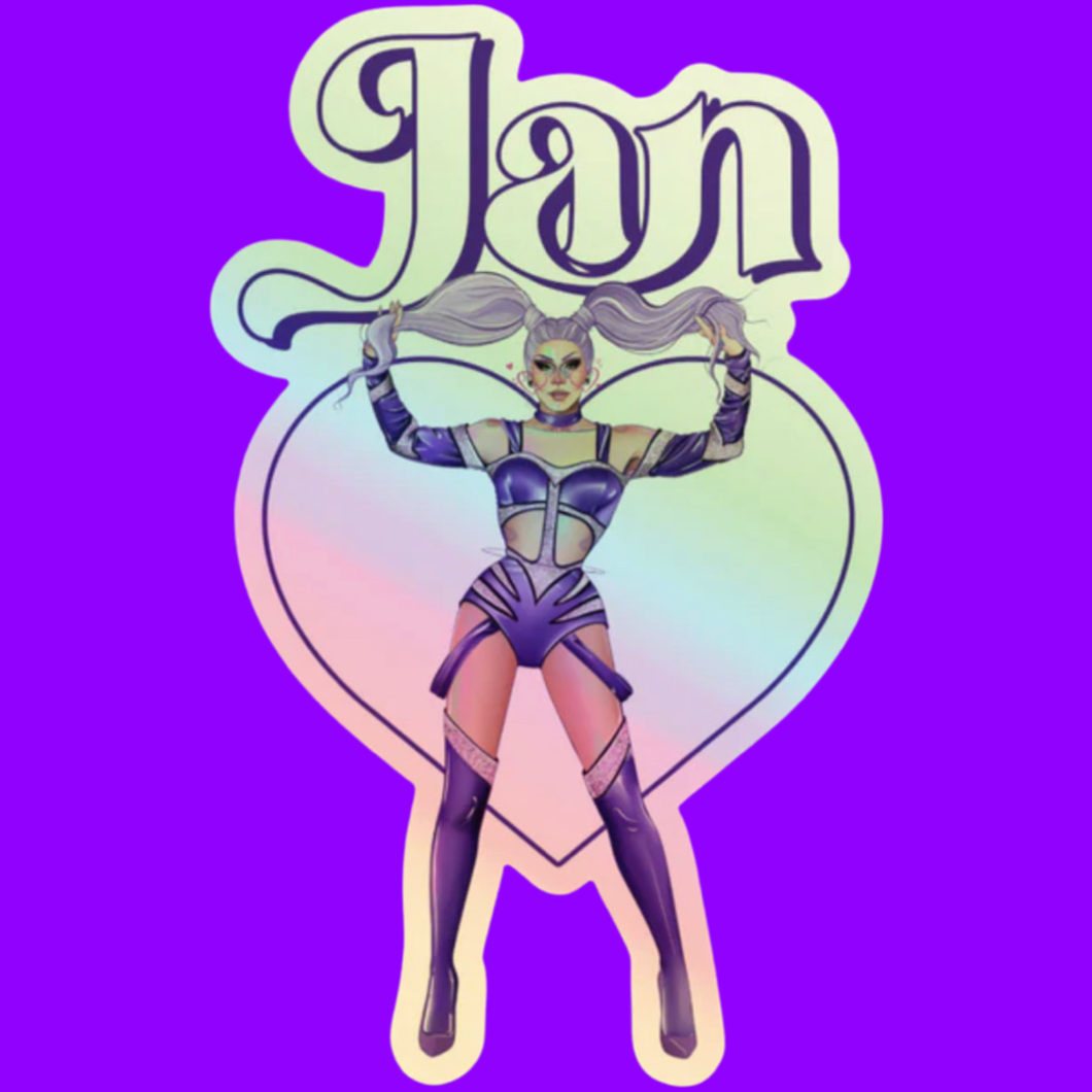 'Jantasy' Holographic Sticker