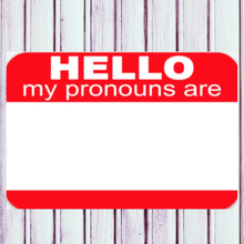 Load image into Gallery viewer, Hello My Pronouns Are  Magnet