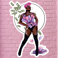 Lala Ri Shopping Spree Sticker