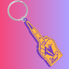 Load image into Gallery viewer, Middle Finger Keychain