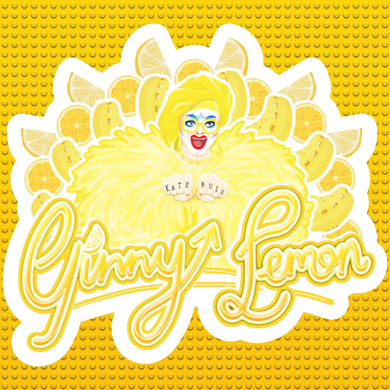 Ginny Lemon Jumbo Diecut Sticker