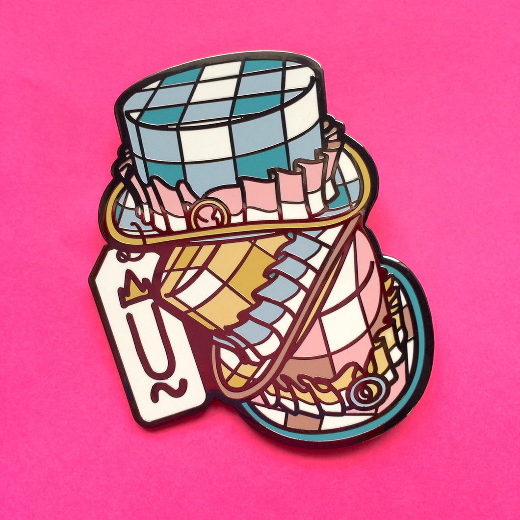 Utica Triple Hats Enamel Pin