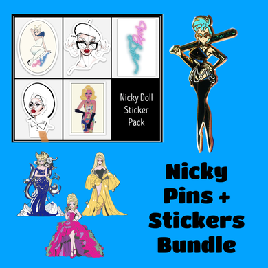 Pins and Stickers Bundle