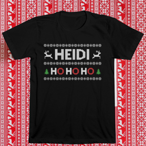 "Heidi Ho Ho Ho" Holiday T