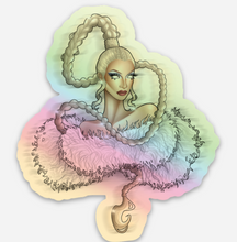 Load image into Gallery viewer, Jumbo Braided Beauty Holographic Sticker