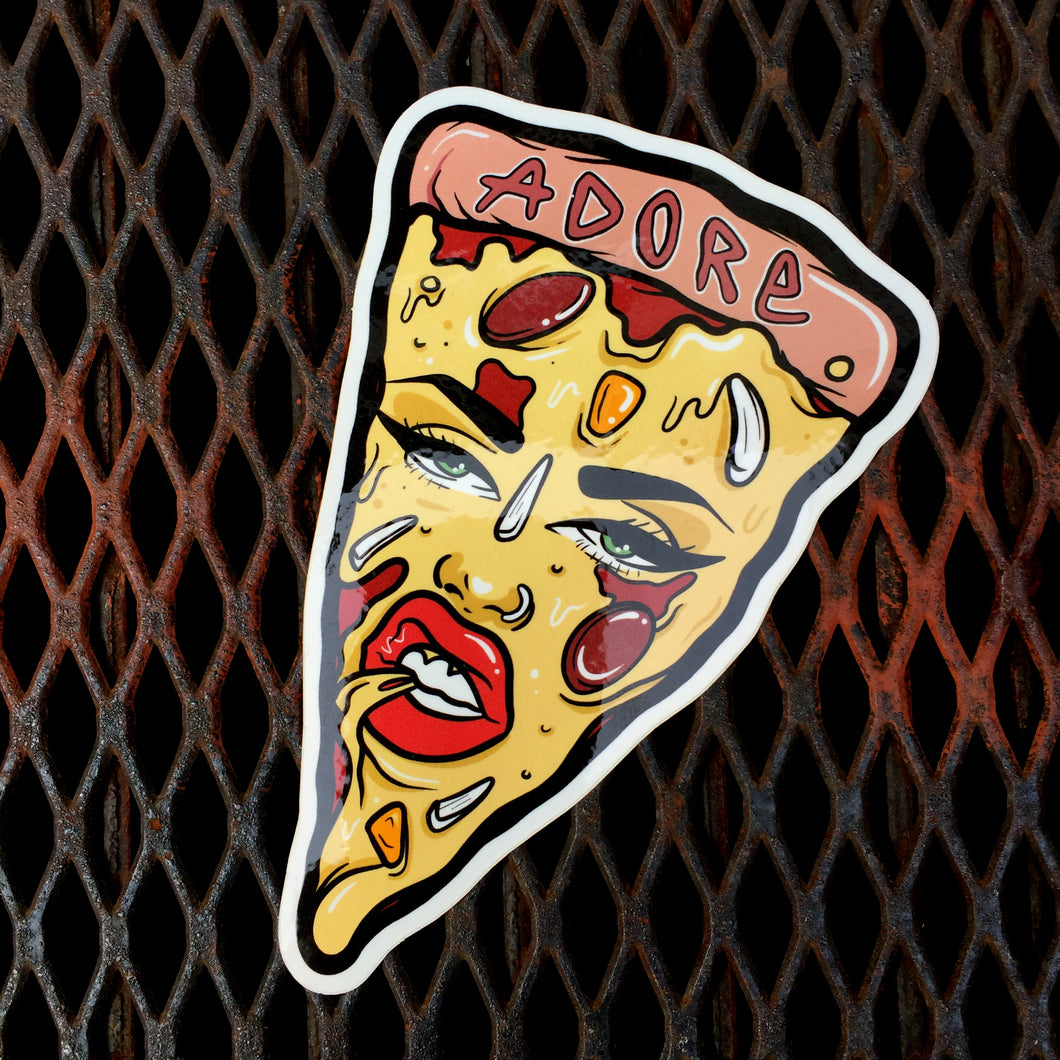 Adore Jumbo Pizza Sticker